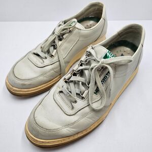 Mephisto Match Leather Oxford Walking Shoes Womens 11 Ivory Bone Trainer Sneaker